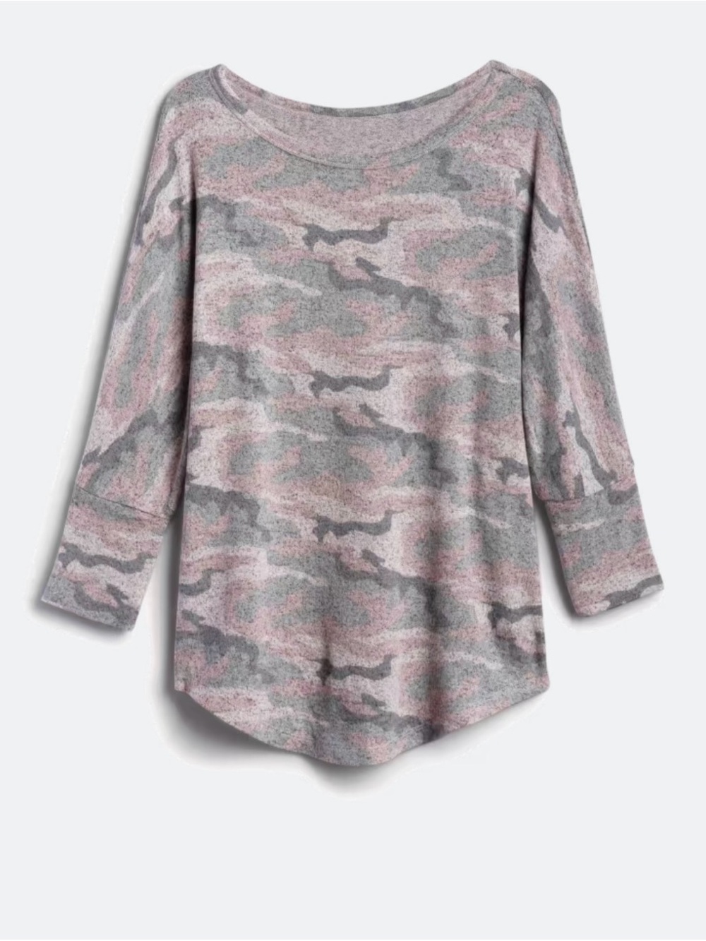 Market & Spruce Heathered Pink and Gray Knit Top - Picture 11 of 11
